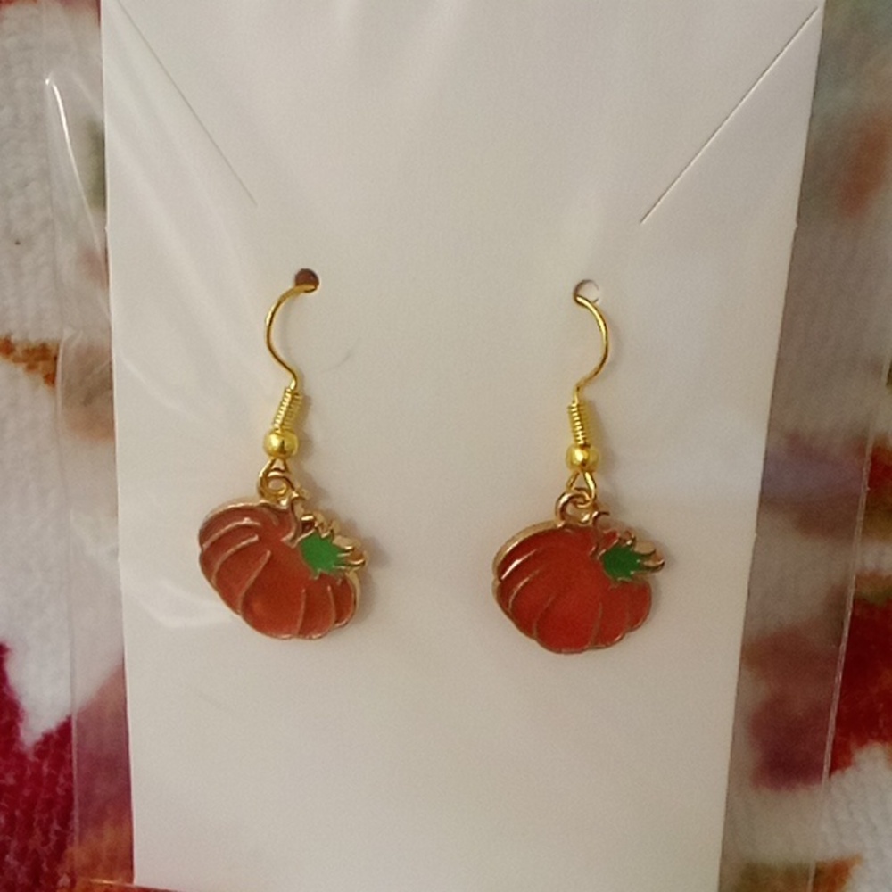 Pumpkin Earrings